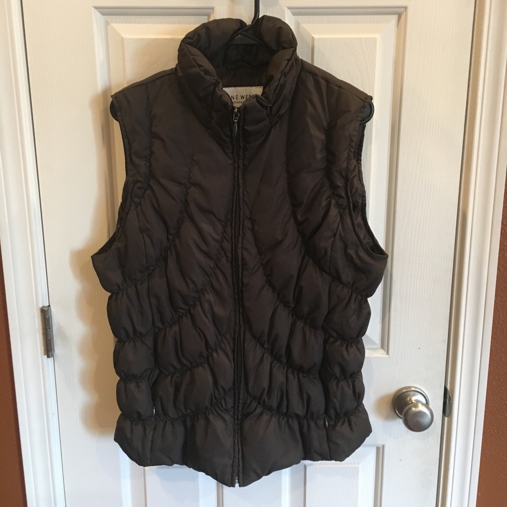 Awesome Brown Down Puffer Vest